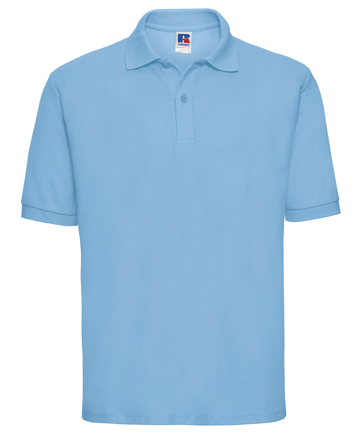 Classic polycotton polo - Sky