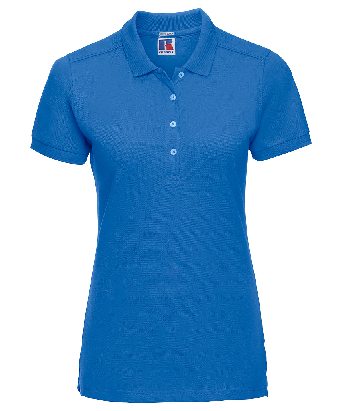 Women's stretch polo - Azure Blue