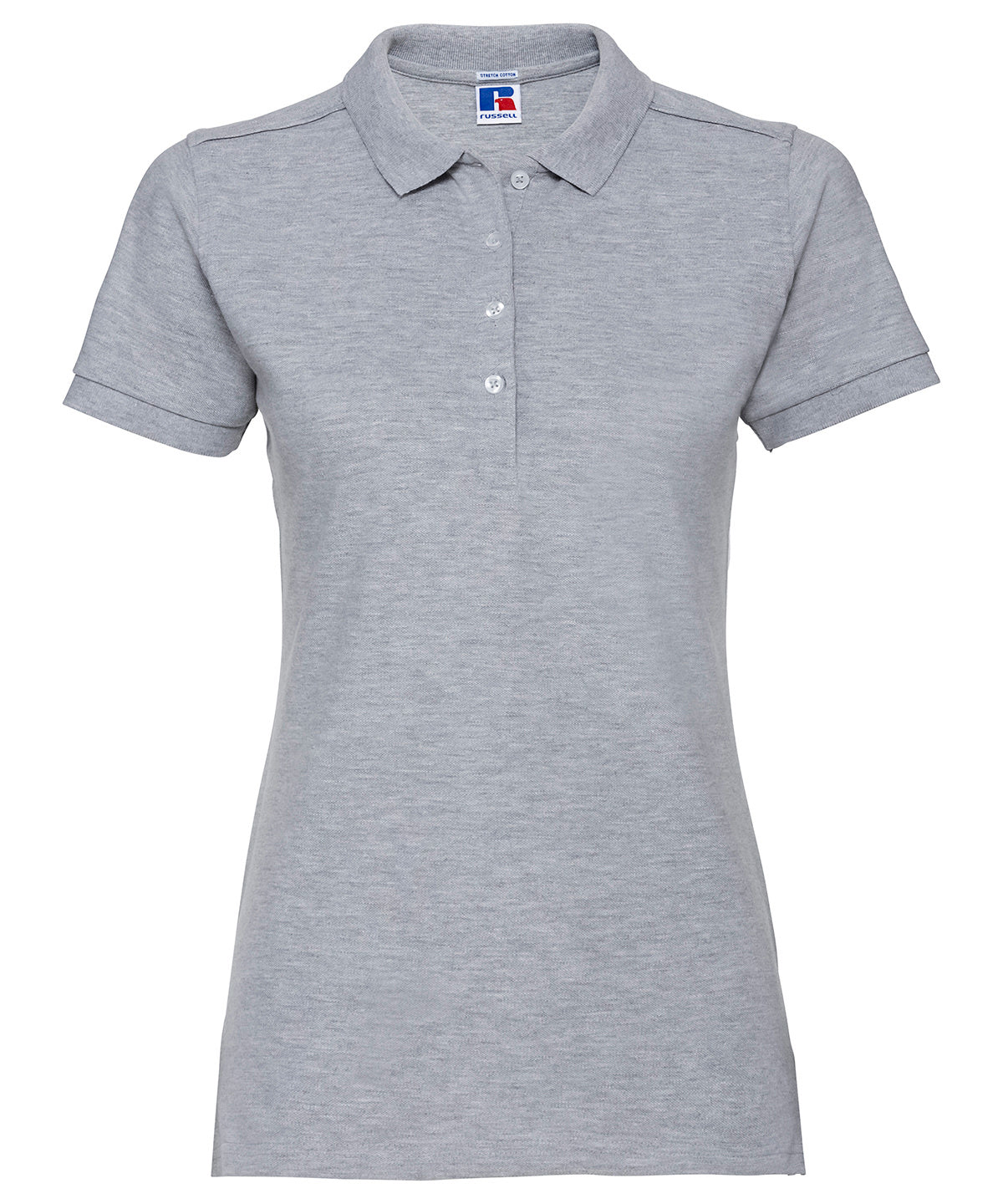 Women's stretch polo - Light Oxford