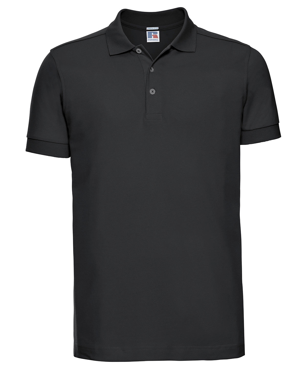 Stretch polo - Black
