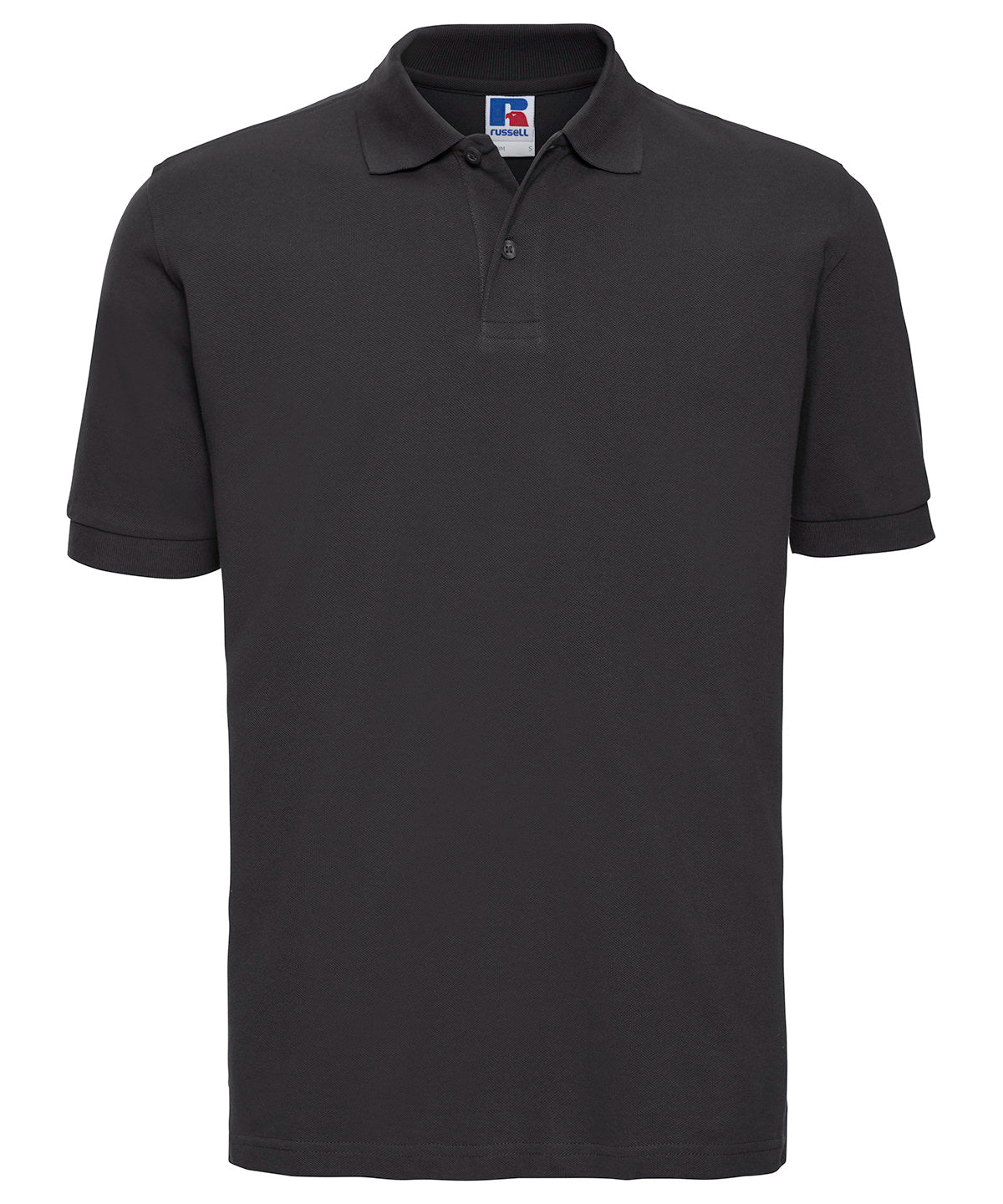 Classic cotton piqué polo - Black*