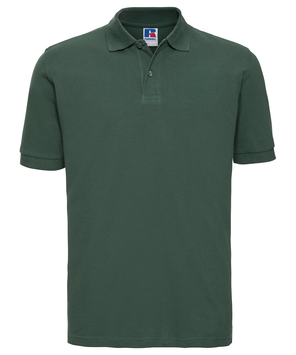 Classic cotton piqué polo - Bottle Green