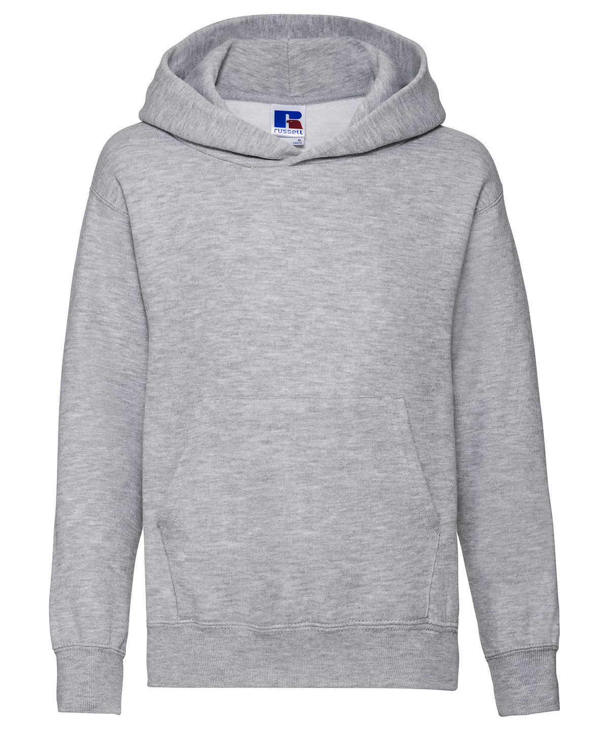 Kids hooded sweatshirt - Light Oxford
