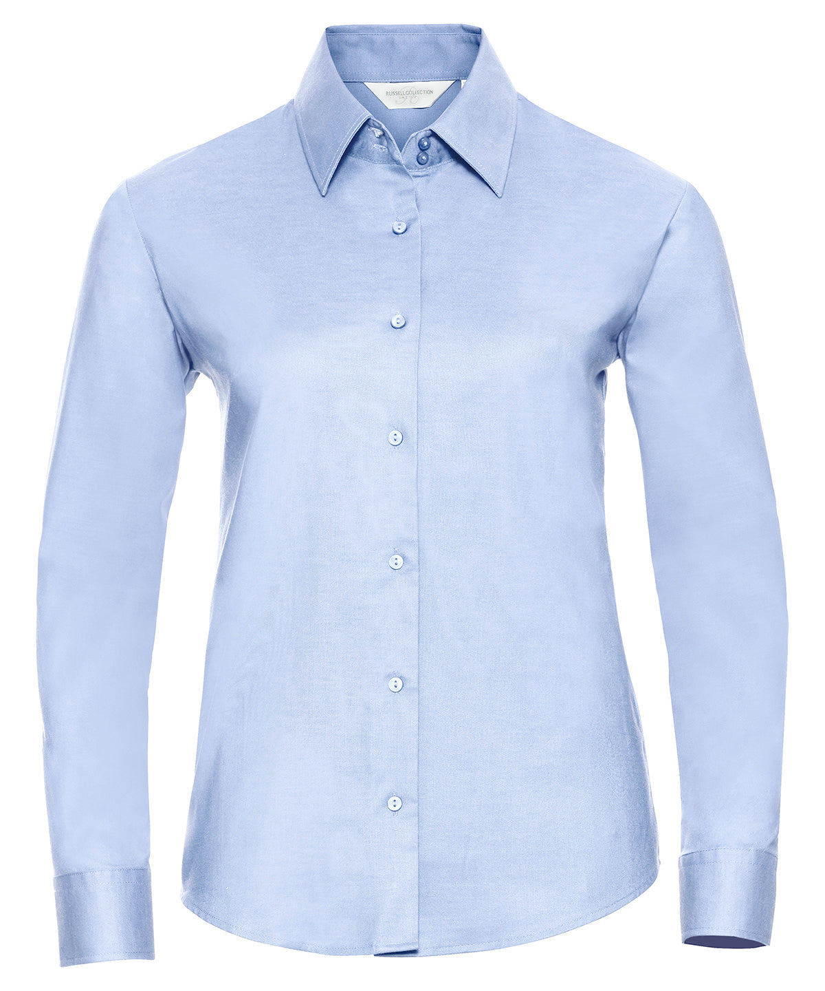 Women's long sleeve easycare Oxford shirt - Oxford Blue