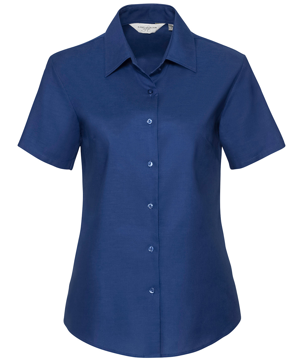 Women's short sleeve Oxford shirt - Bright Royal