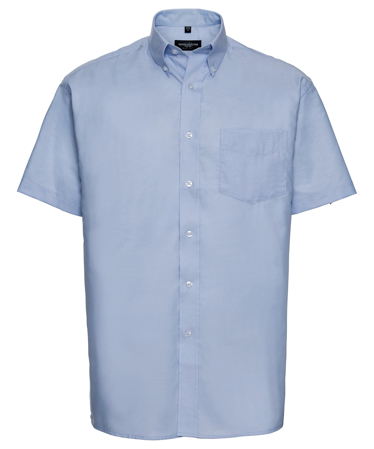 Short sleeve easycare Oxford shirt - Oxford Blue