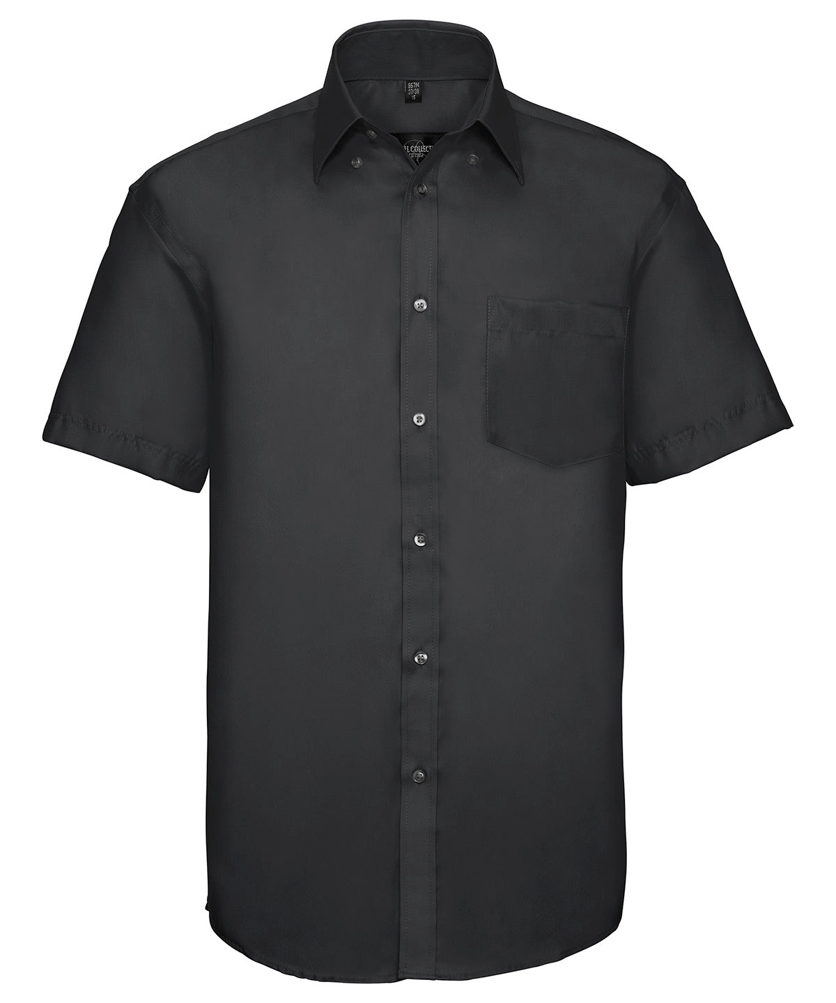 Short sleeve ultimate non-iron shirt - Black