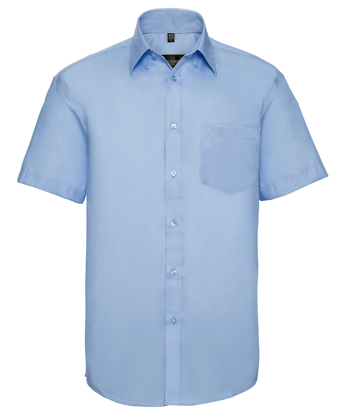 Short sleeve ultimate non-iron shirt - Bright Sky