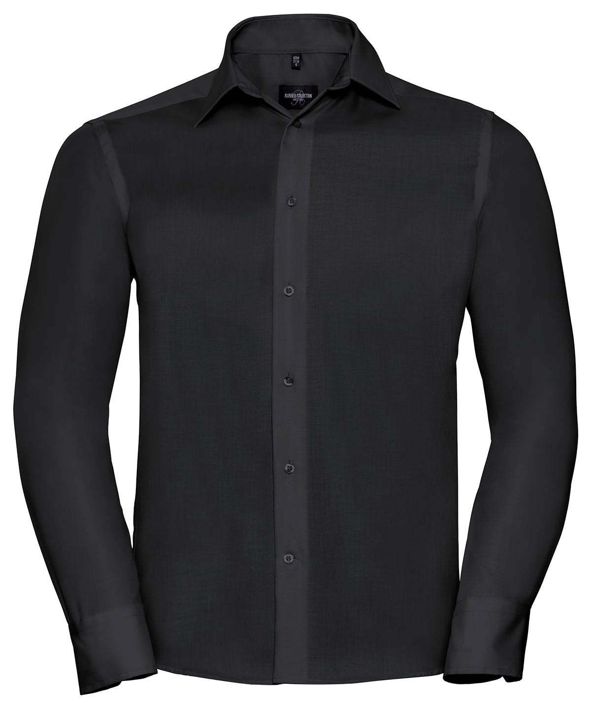 Long sleeve tailored ultimate non-iron shirt - Black