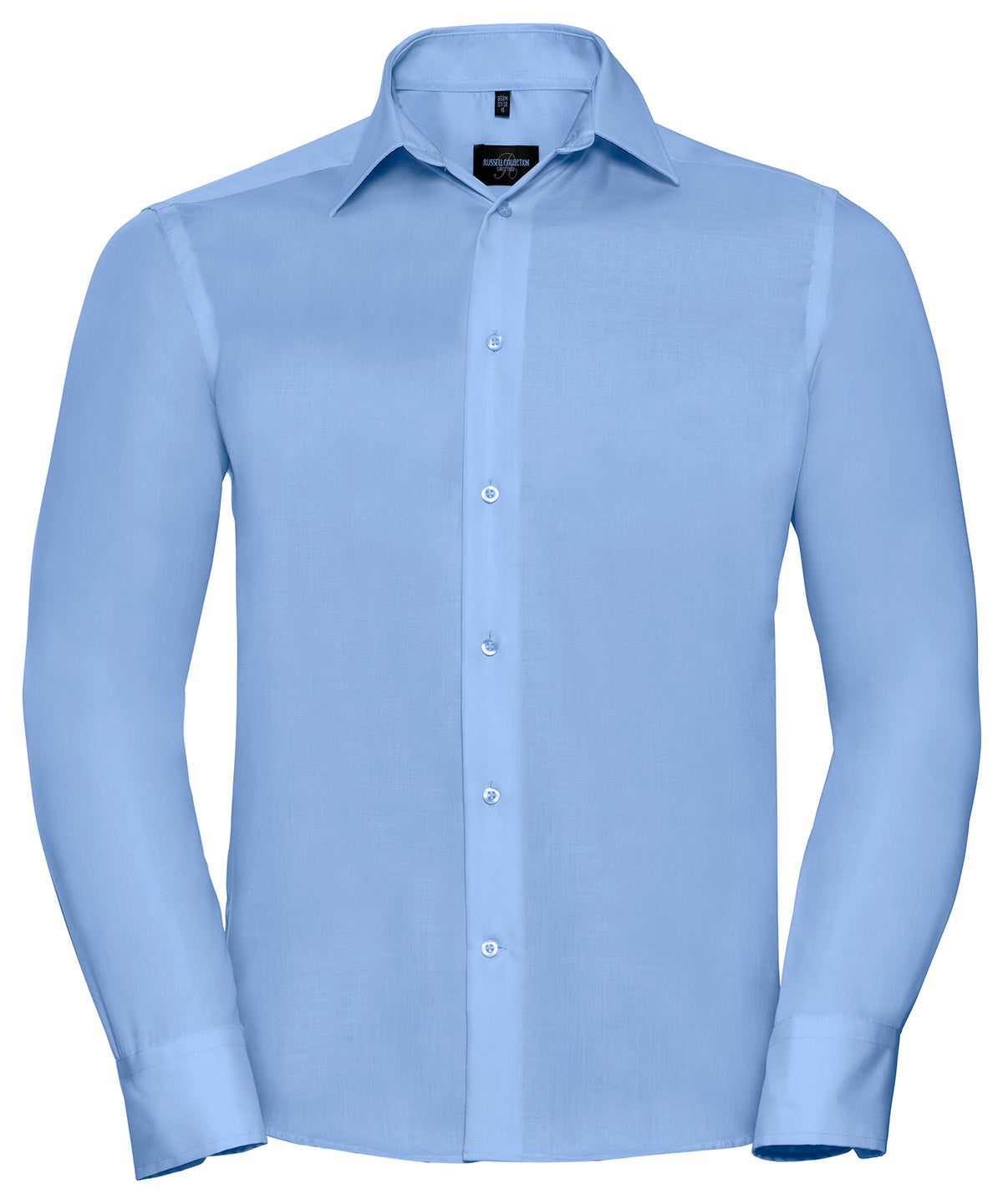 Long sleeve tailored ultimate non-iron shirt - Bright Sky
