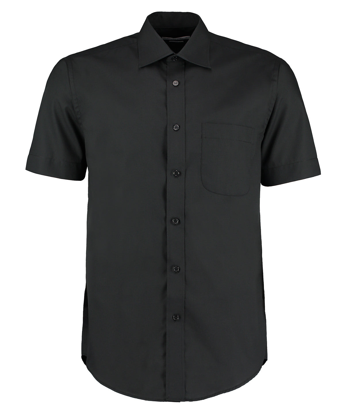 Business shirt short-sleeved (classic fit) - Black