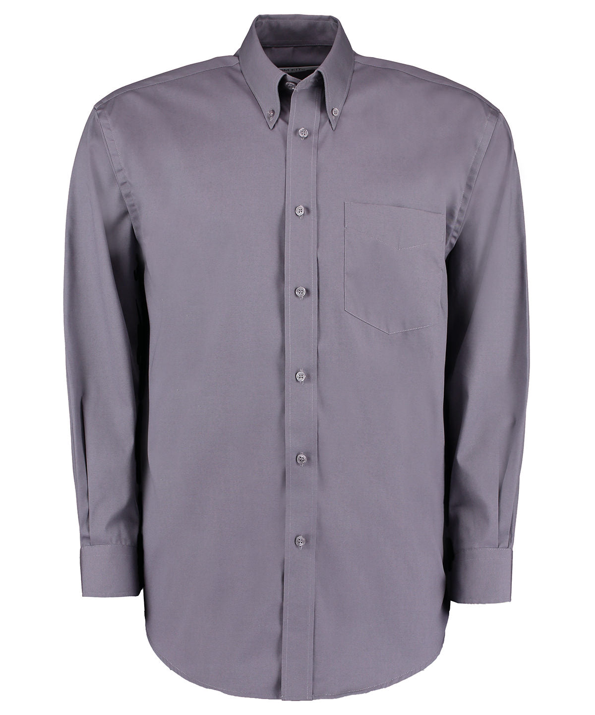 Corporate Oxford shirt long-sleeved (classic fit) - Charcoal