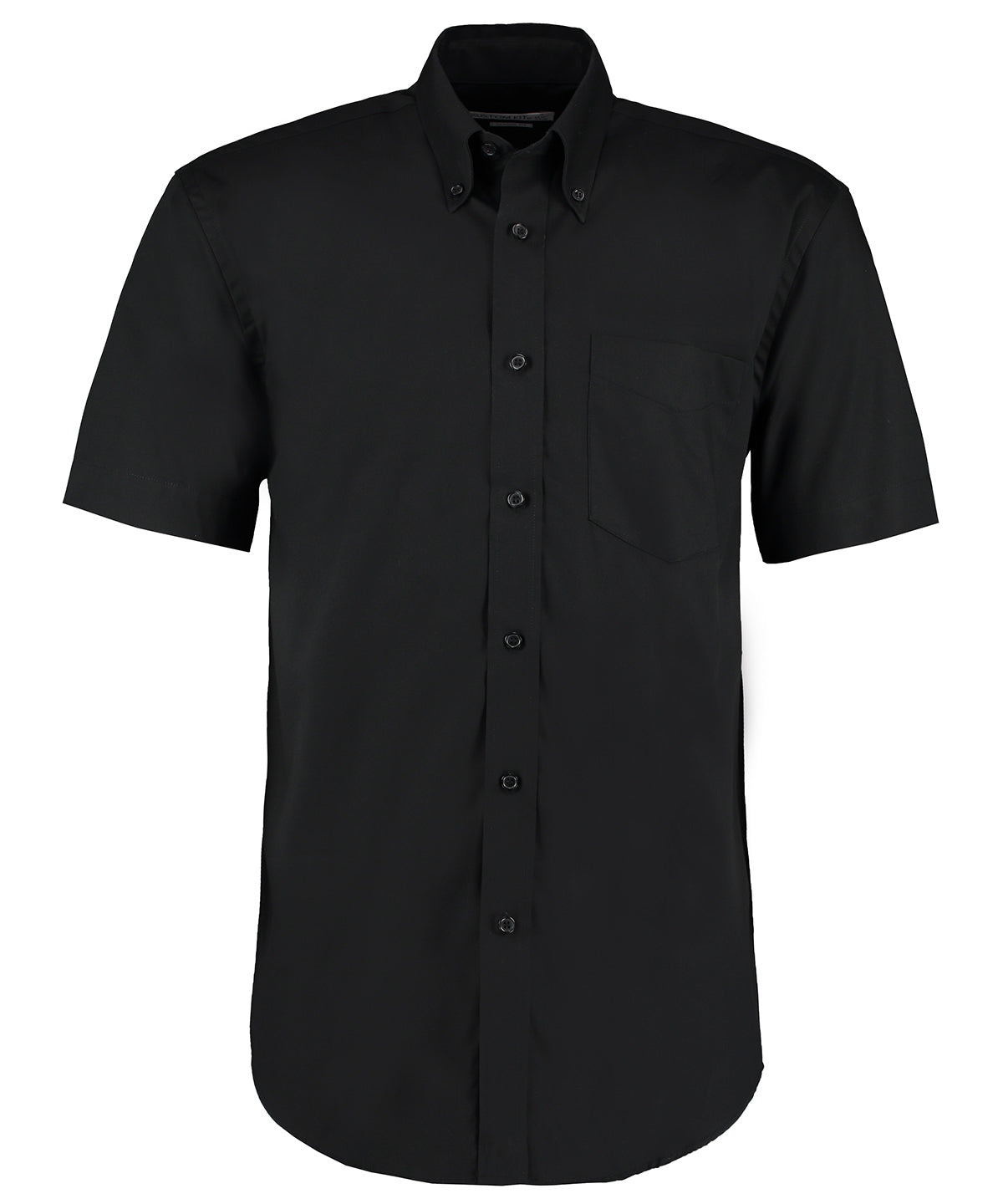 Corporate Oxford shirt short-sleeved (classic fit) - Black