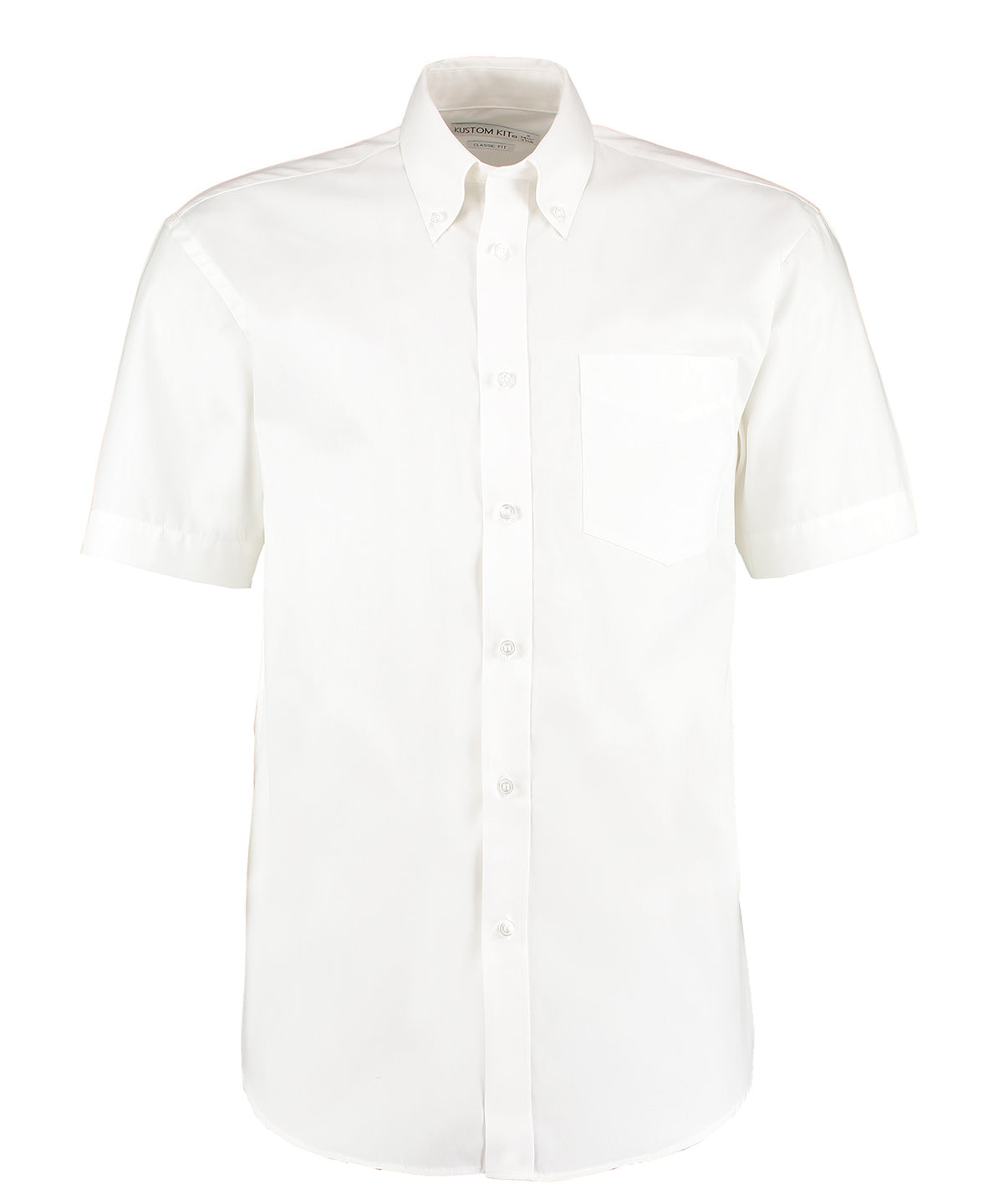 Corporate Oxford shirt short-sleeved (classic fit) - White*