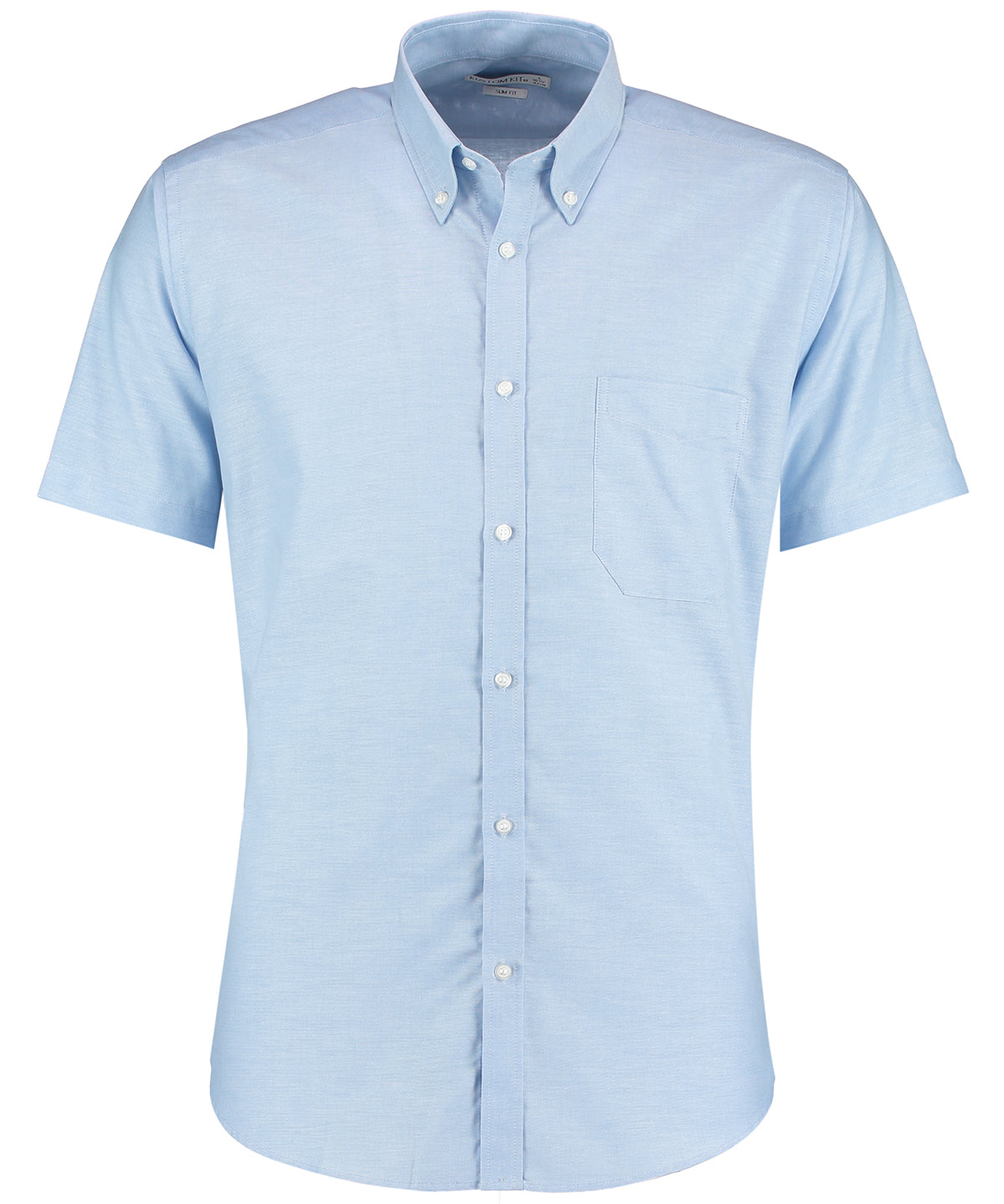 Slim fit workwear Oxford shirt short sleeve - Light Blue