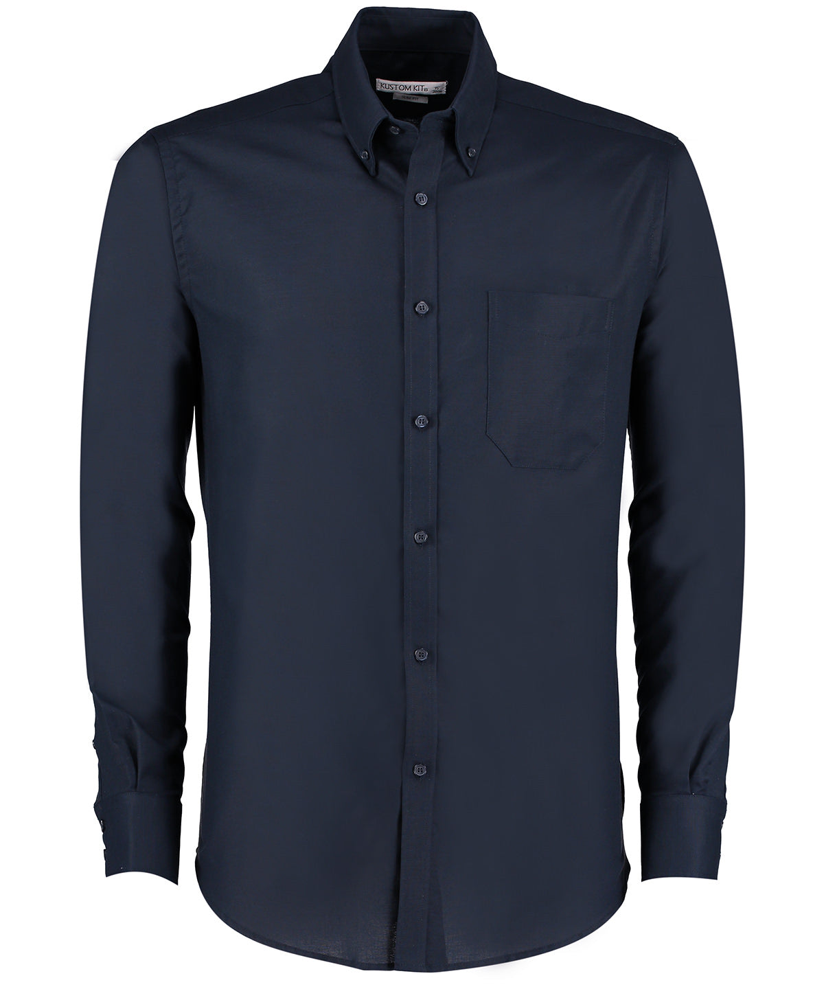 Slim fit workwear Oxford shirt long-sleeved (slim fit) - Navy