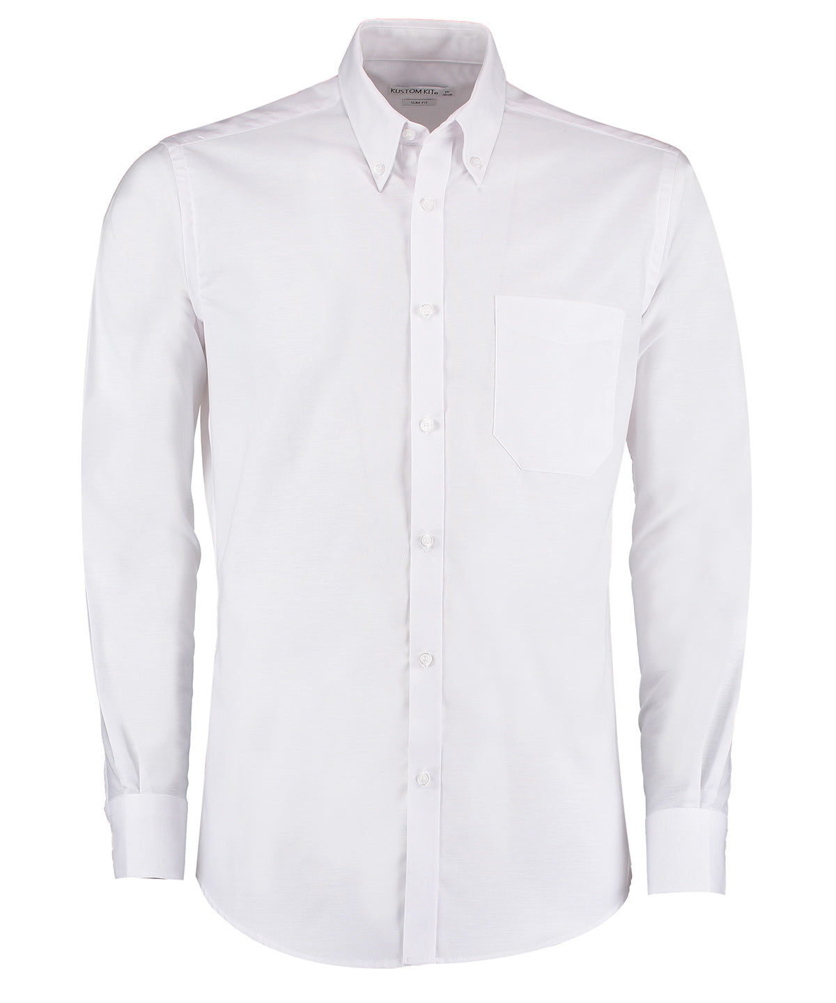Slim fit workwear Oxford shirt long-sleeved (slim fit) - White