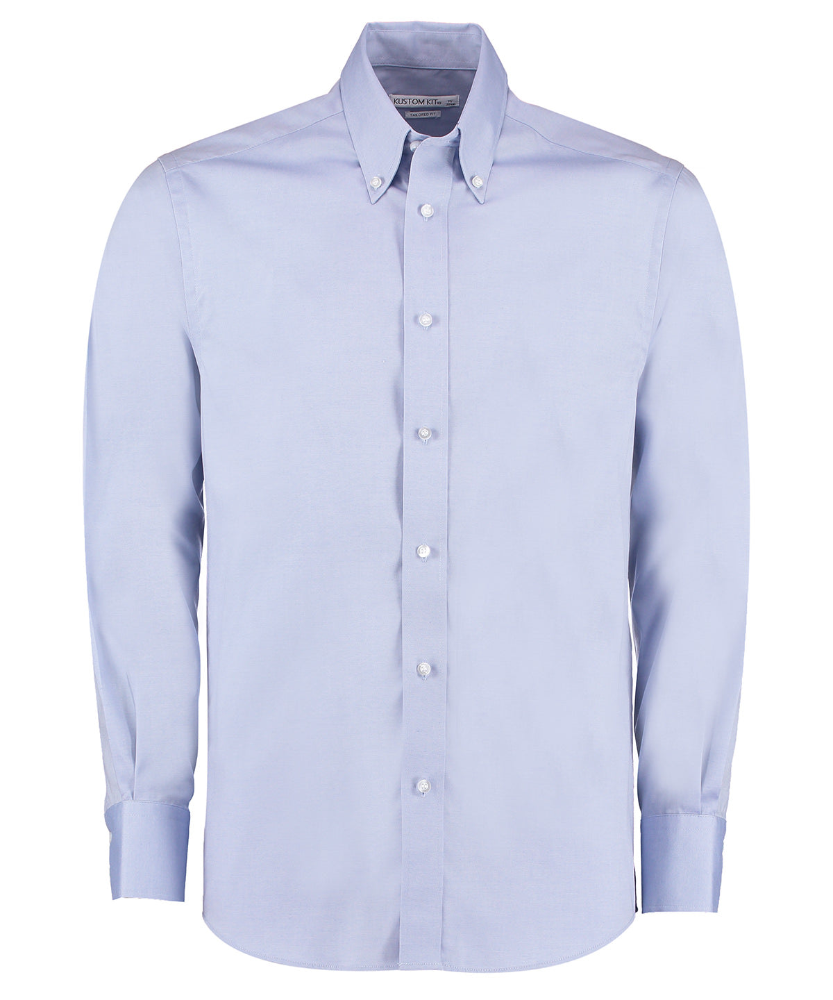 Premium Oxford shirt long-sleeved (tailored fit) - Light Blue*