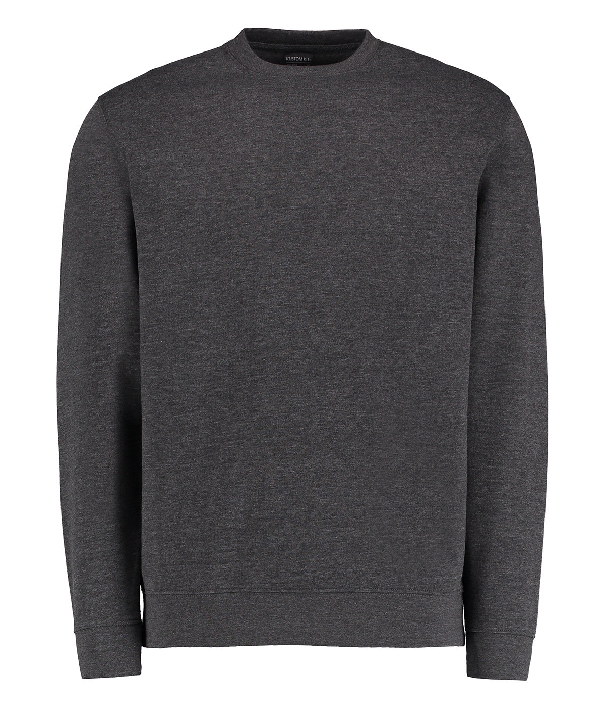Klassic sweatshirt Superwash® 60°C long sleeve (regular fit) - Dark Grey Marl