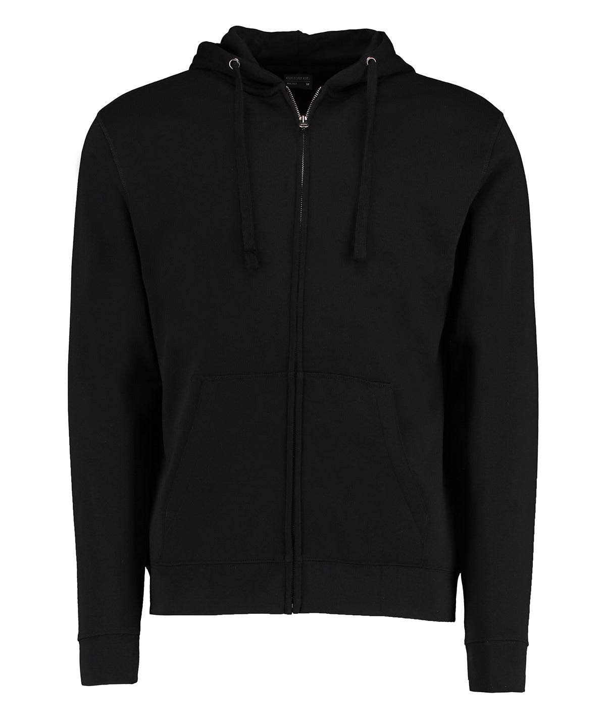 Klassic hooded zipped jacket Superwash® 60° long sleeve (regular fit) - Black