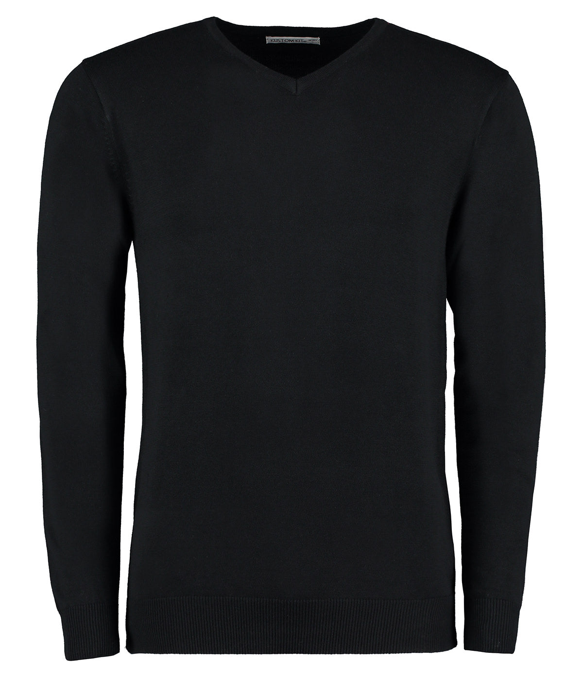 Arundel v-neck sweater long sleeve (classic fit) - Black