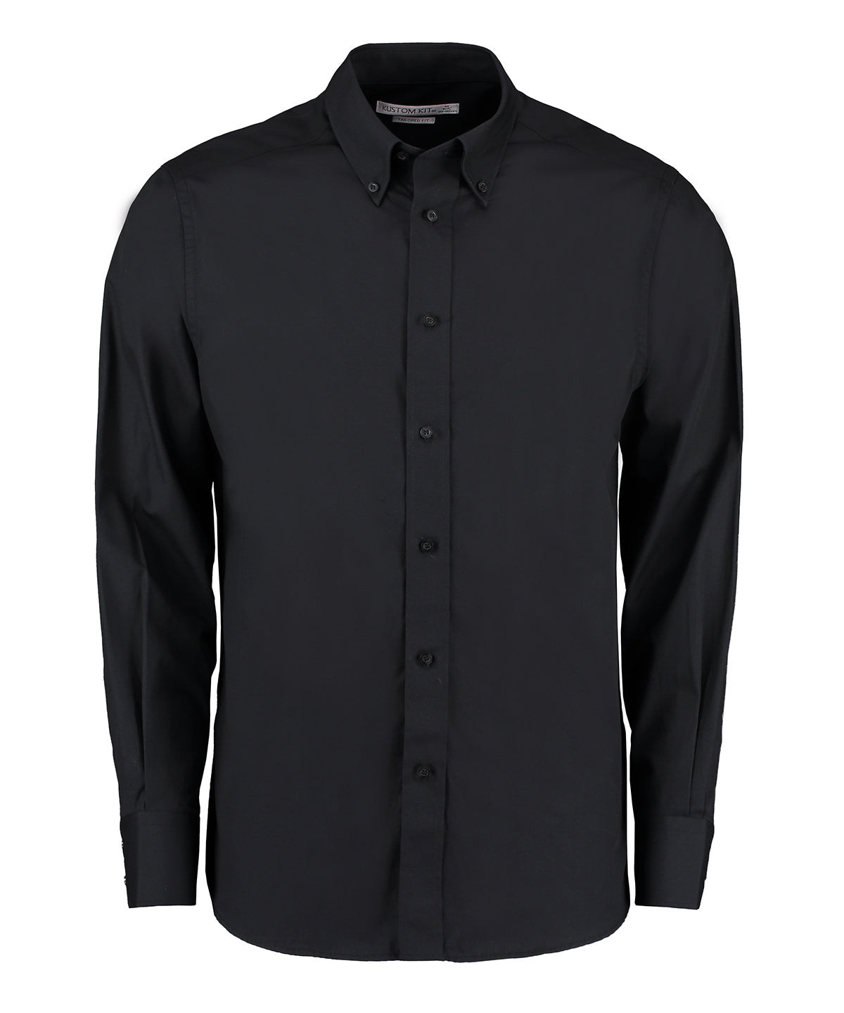 City business shirt long-sleeved (tailored fit) - Black
