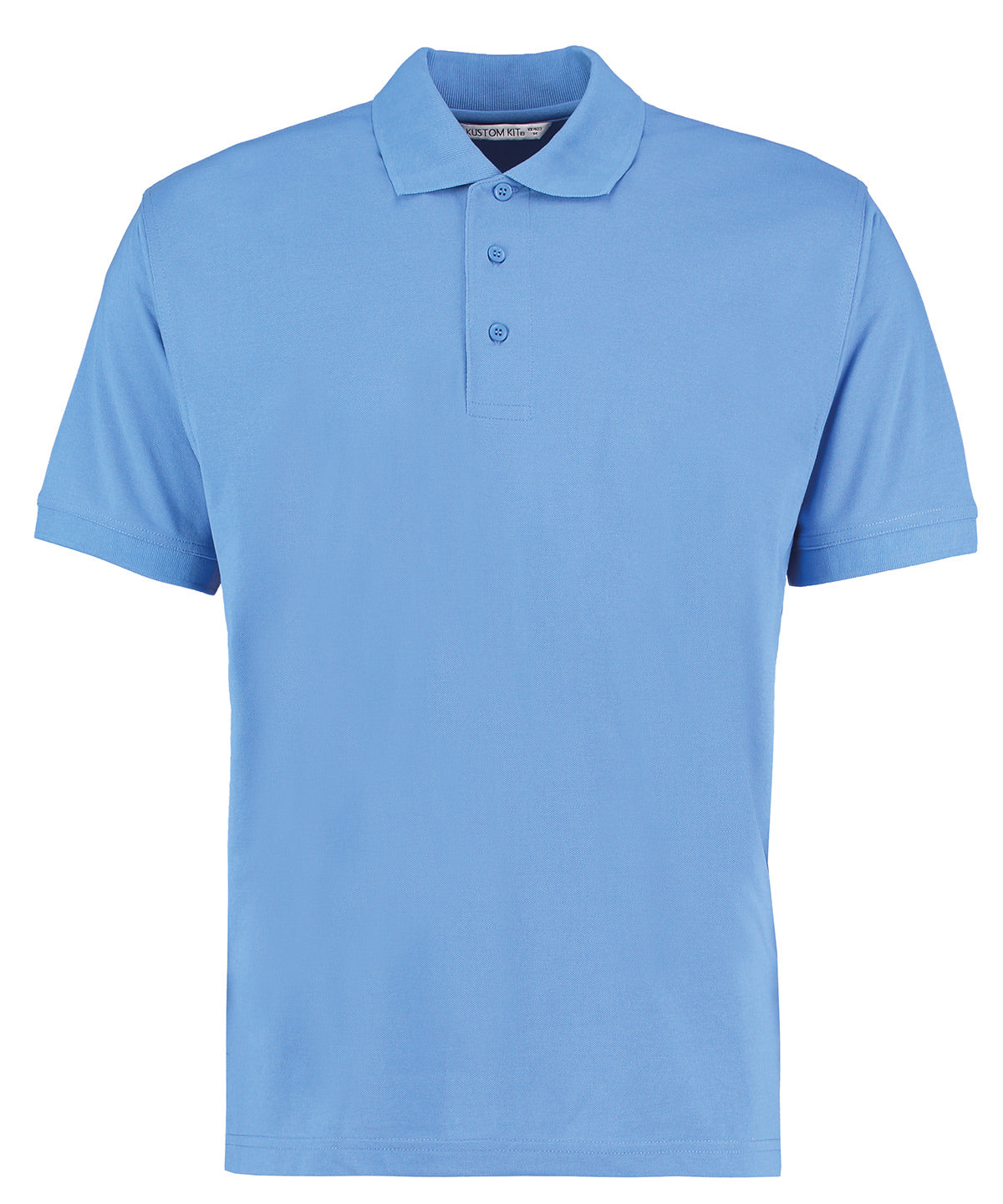 Klassic polo with Superwash® 60°C (classic fit) - Mid Blue