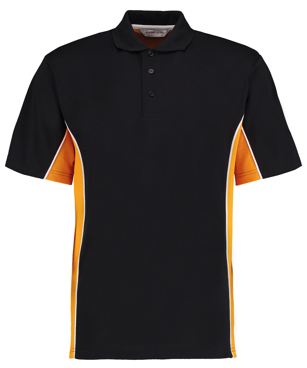Track polo (classic fit) - Black/Gold/White*
