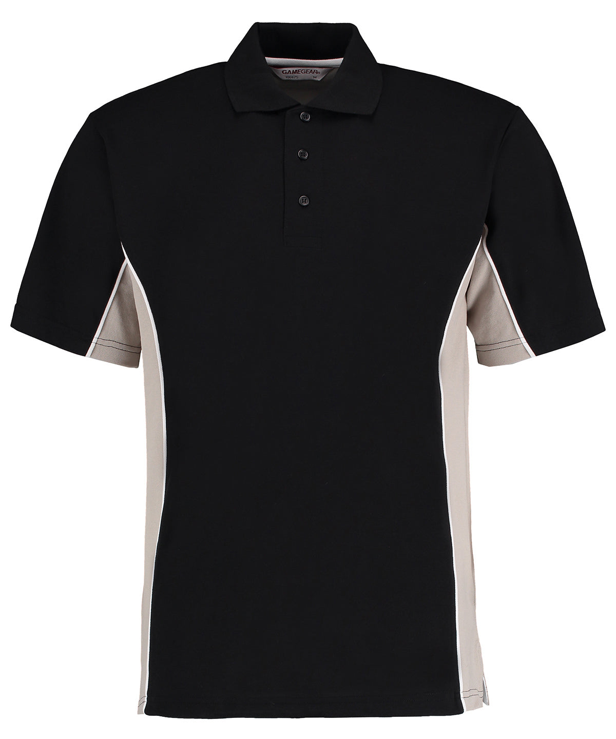 Track polo (classic fit) - Black/Grey/White