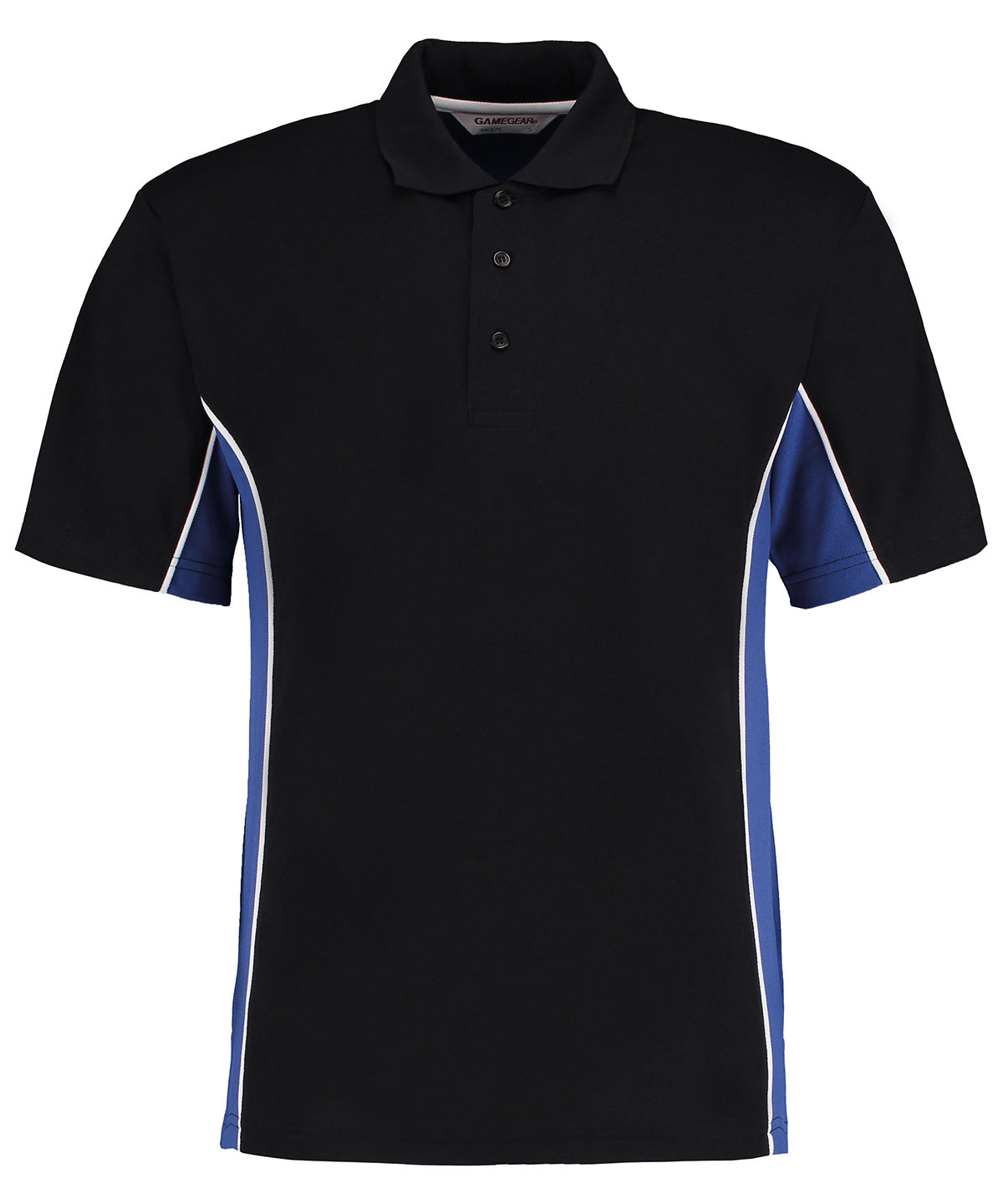 Track polo (classic fit) - Black/Royal/White*