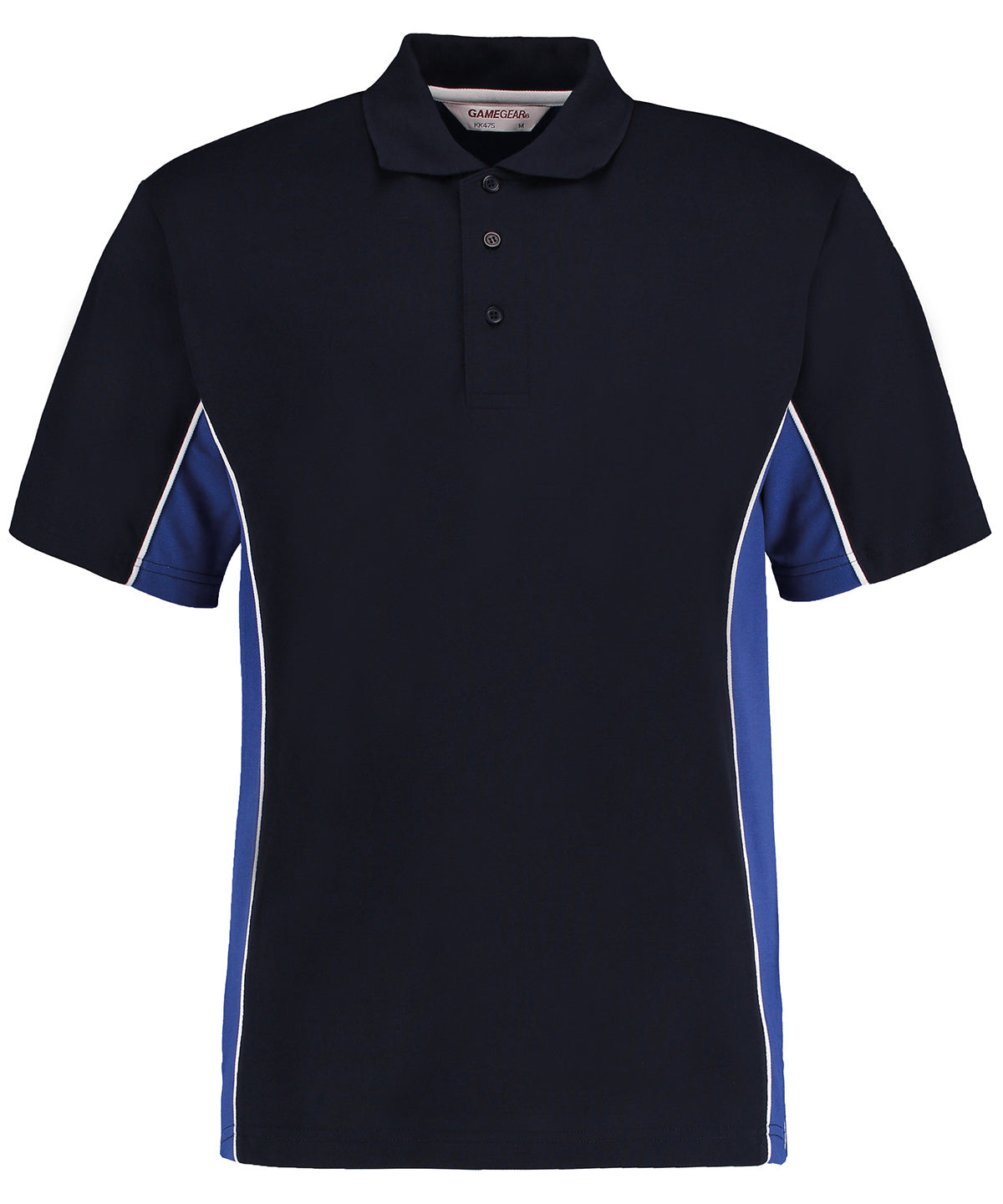 Track polo (classic fit) - Navy/Royal/White