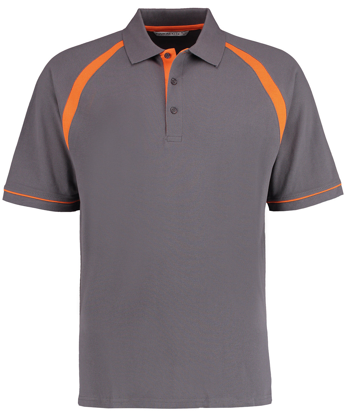 Oak hill polo (classic fit) - Charcoal/Orange