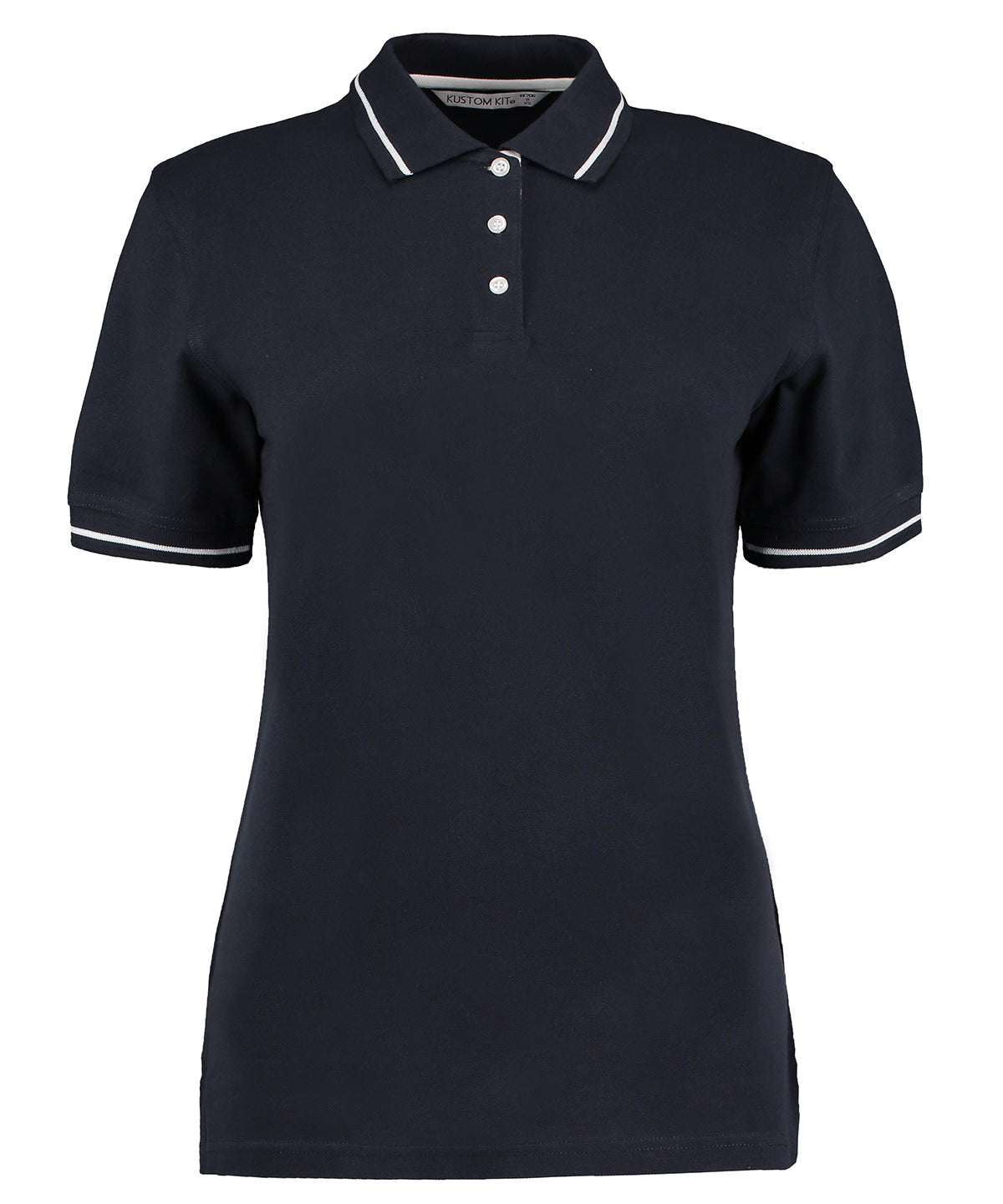 Women's St Mellion polo (classic fit) - Navy/White
