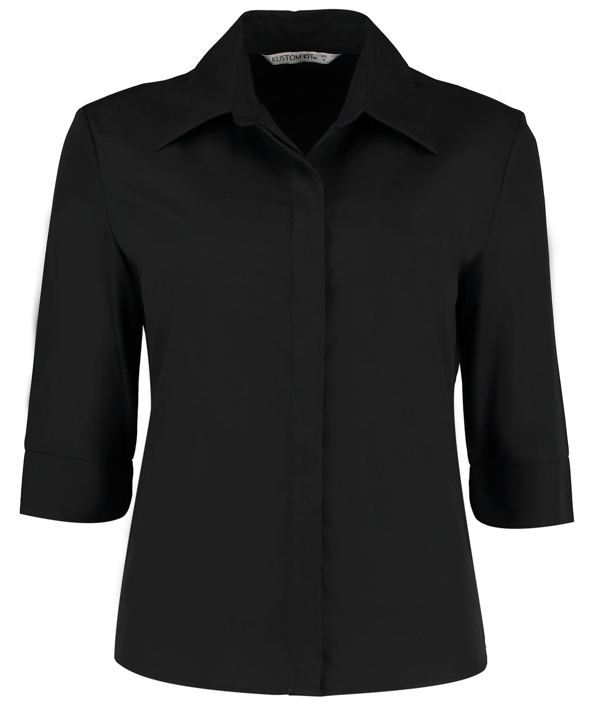 Contiental ¾ sleeve blouse womens - Black