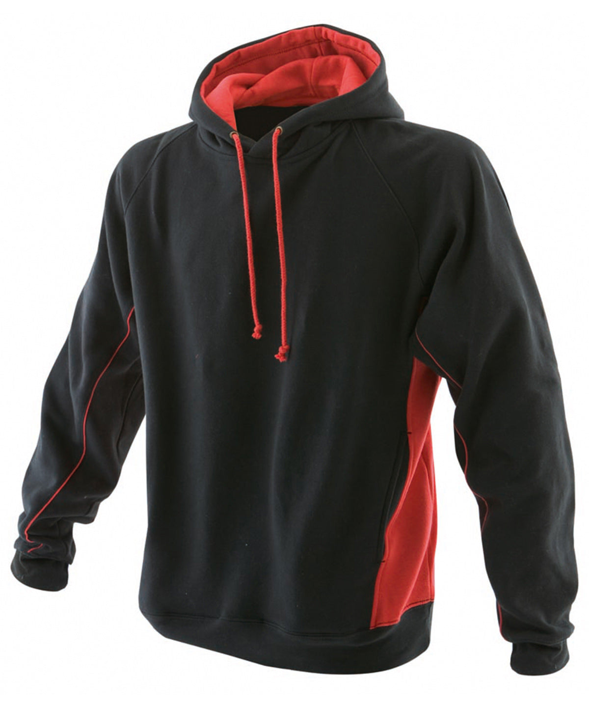 Pullover hoodie - Black/Red