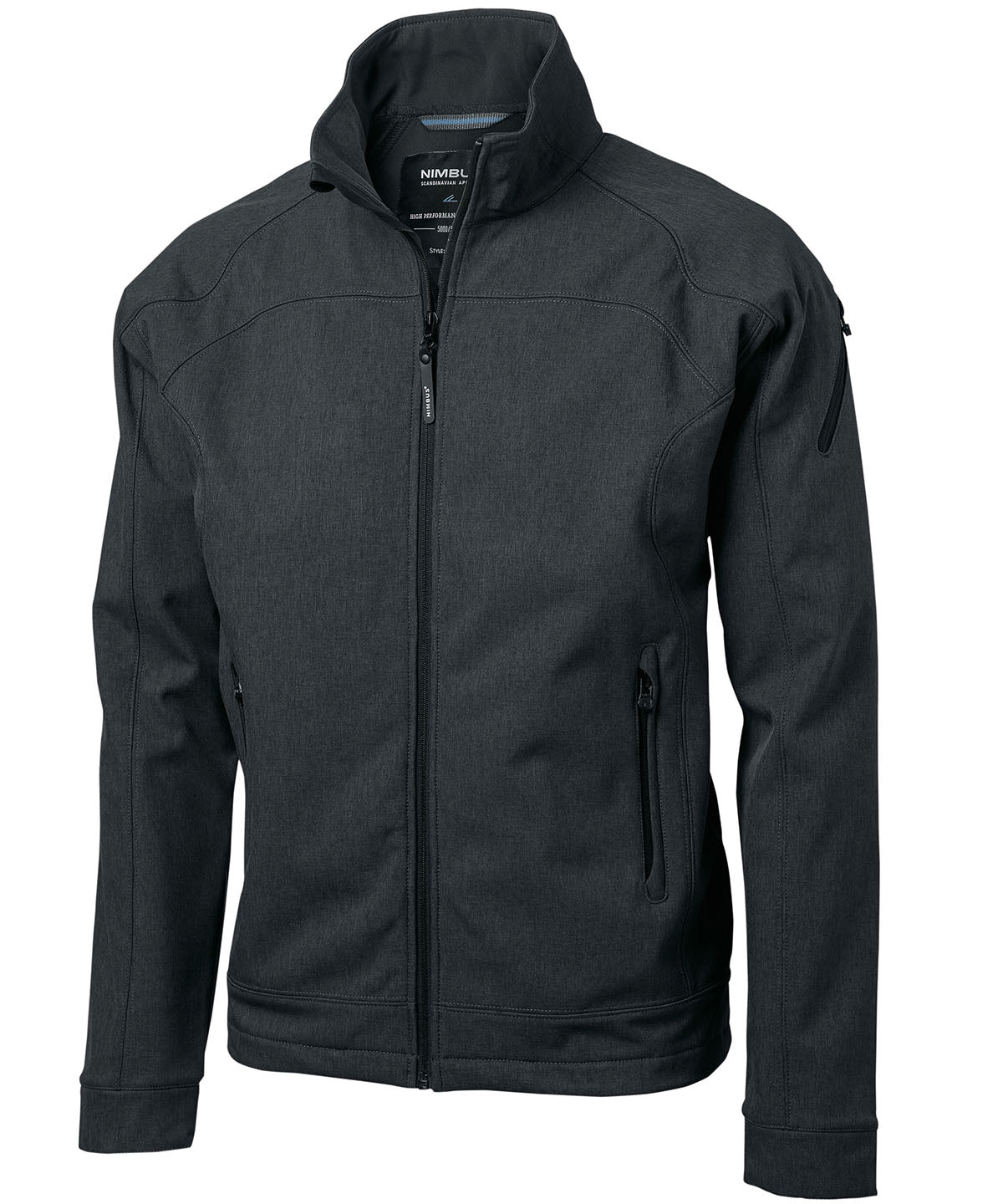 Duxbury – fashionable performance softshell jacket - Grey Melange