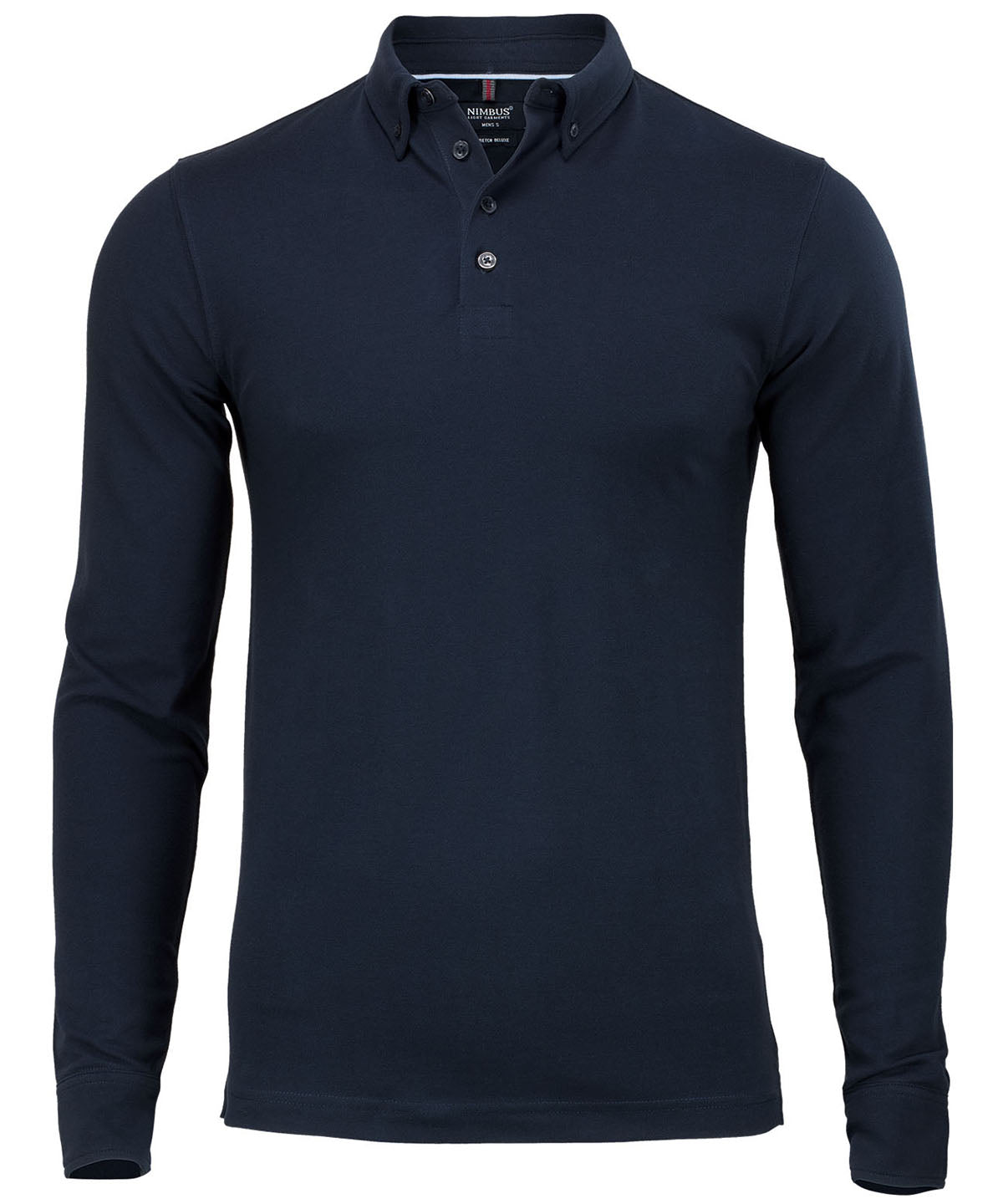 Carlington – deluxe long sleeve polo - Navy
