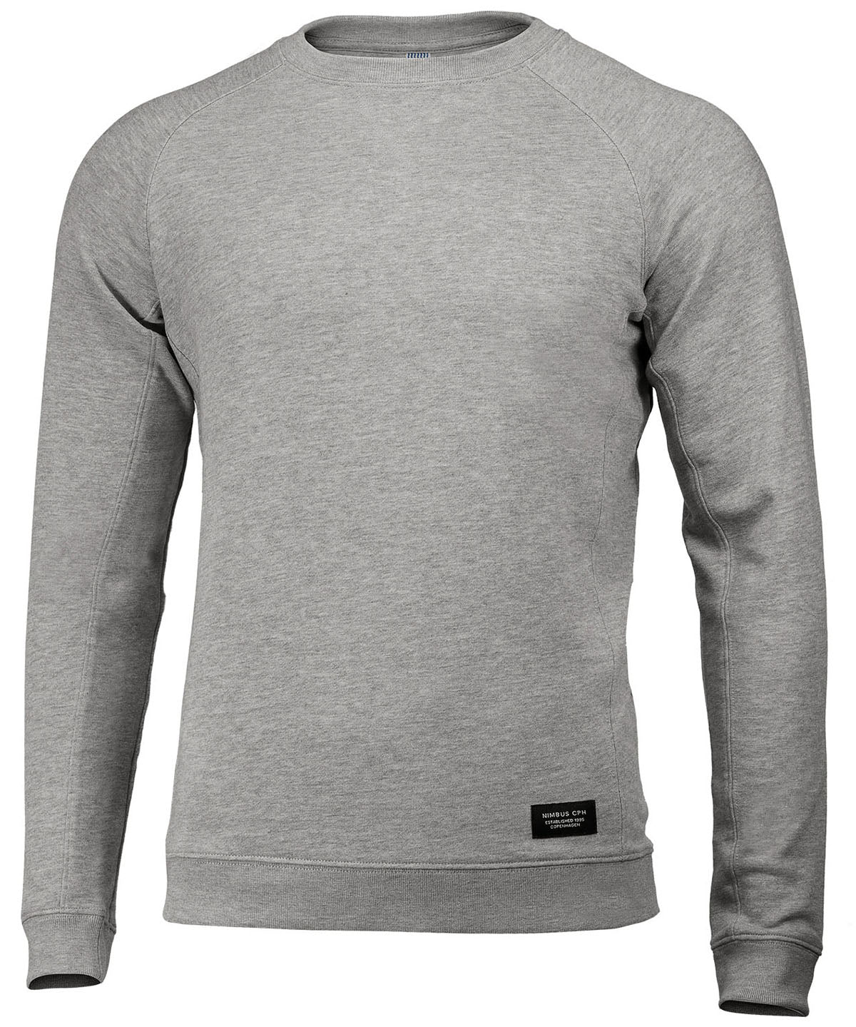 Newport – luxury lightweight crewneck - Grey Melange