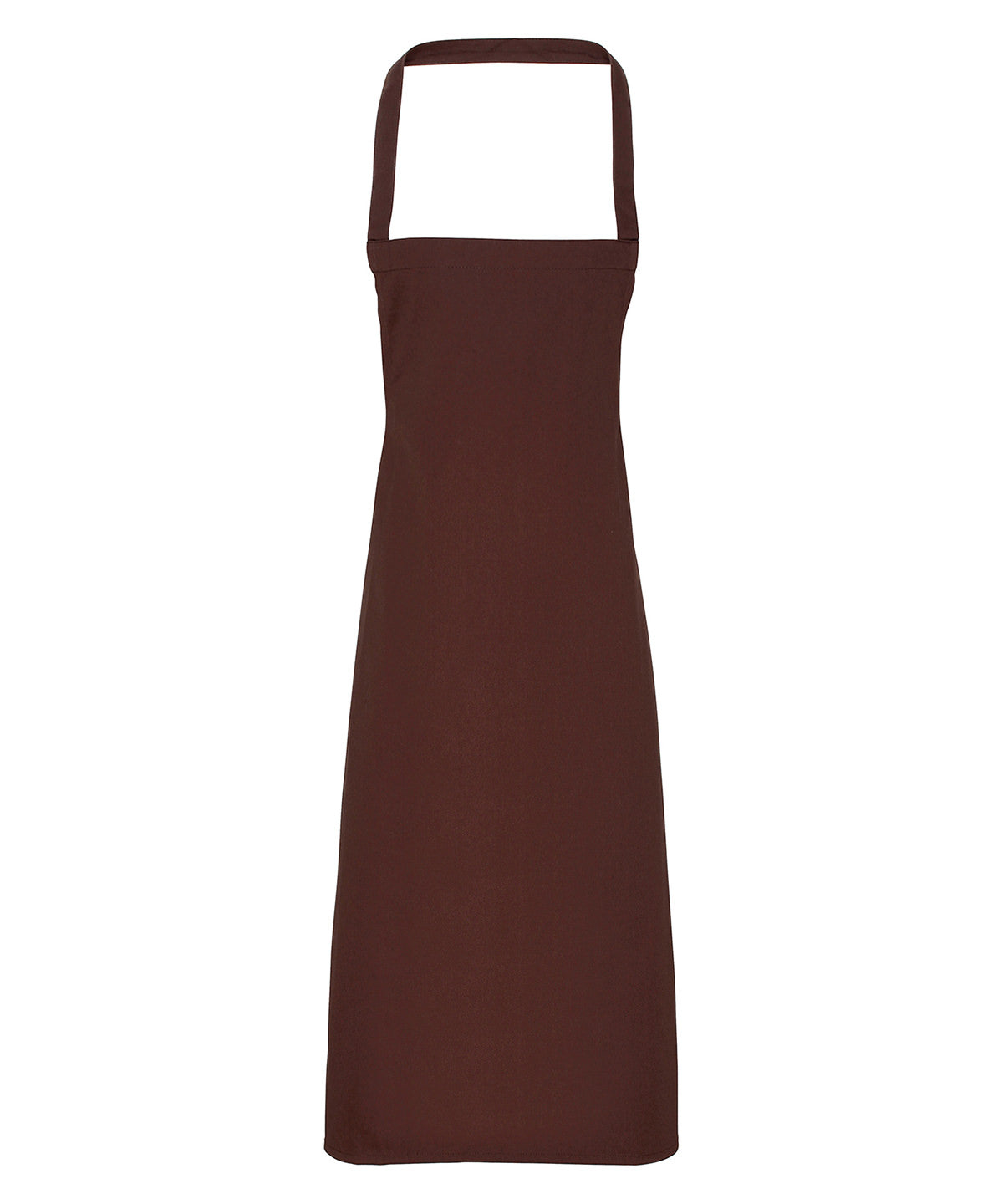 100% Organic Cotton Bib Apron - Brown