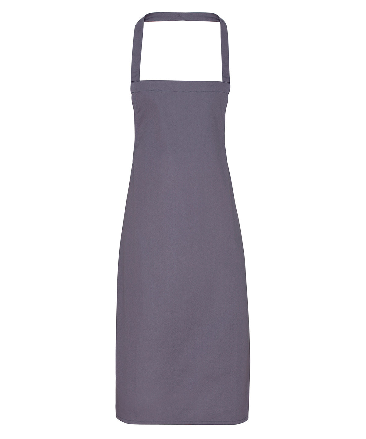 100% Organic Cotton Bib Apron - Dark Grey