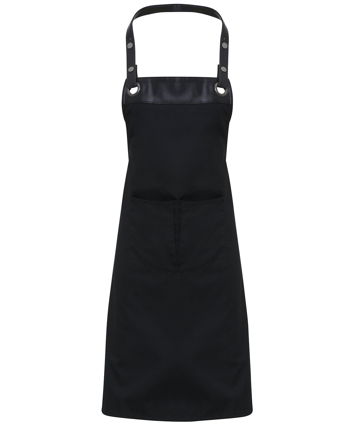 Espresso bib apron - Black/Black