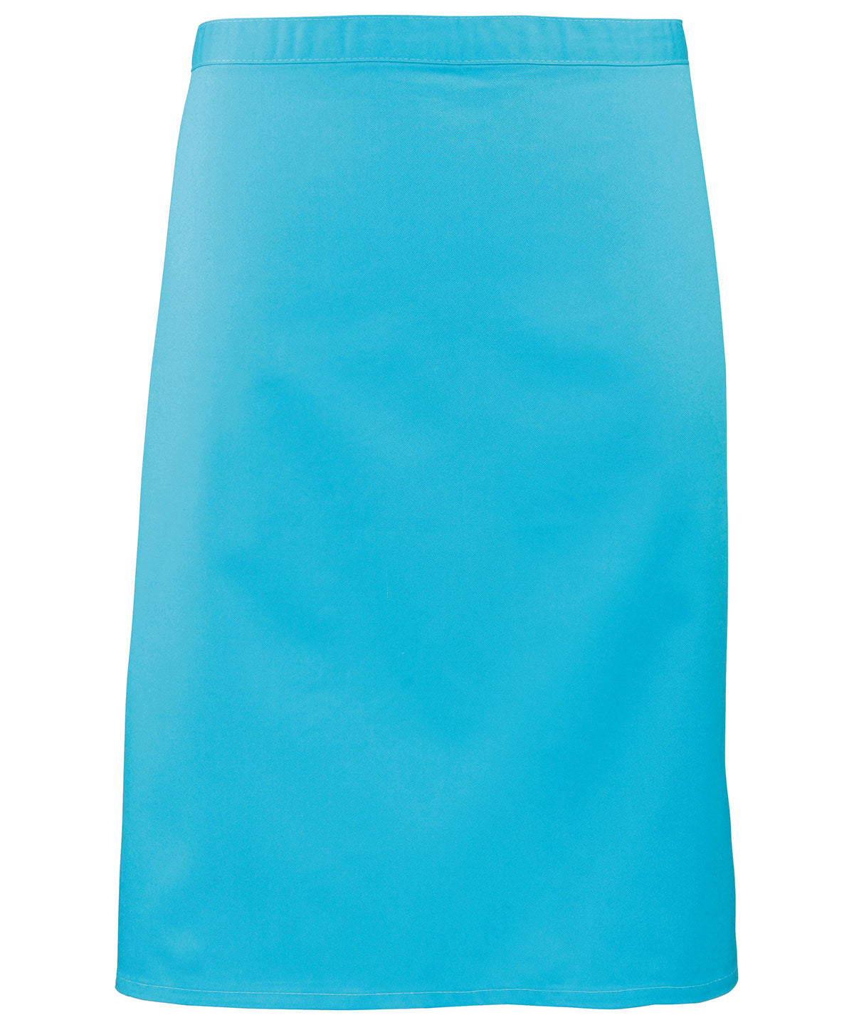 Colours mid-length apron - Turquoise