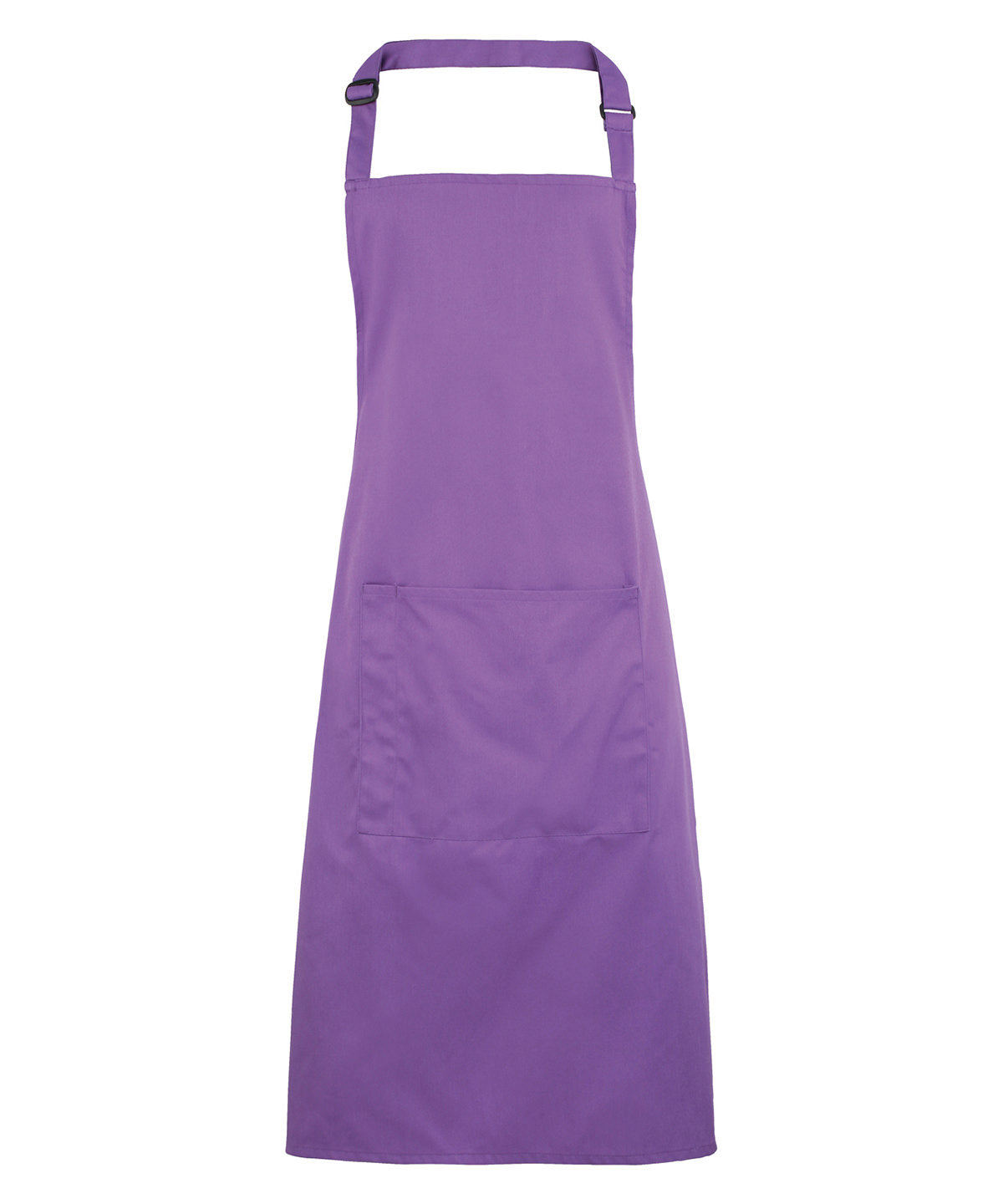 Colours bib apron with pocket - Rich Violet