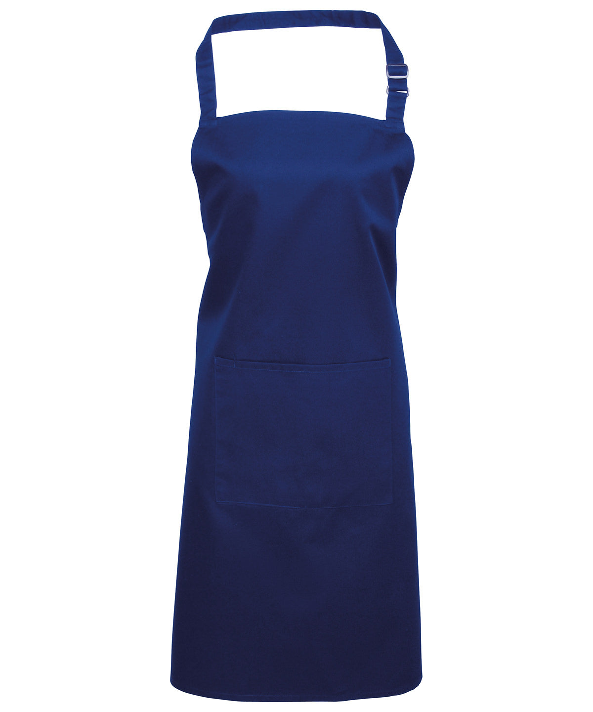 Colours bib apron with pocket - Royal