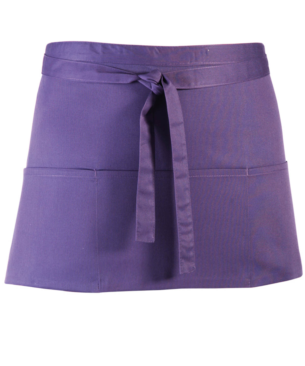 Colours 3-pocket apron - Purple