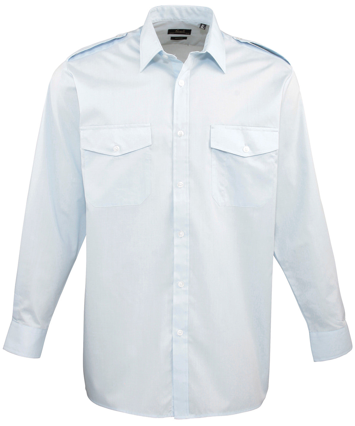 Long sleeve pilot shirt - Light Blue