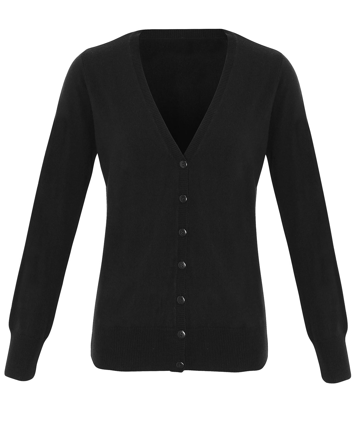Women's 'essential' acrylic cardigan - Black