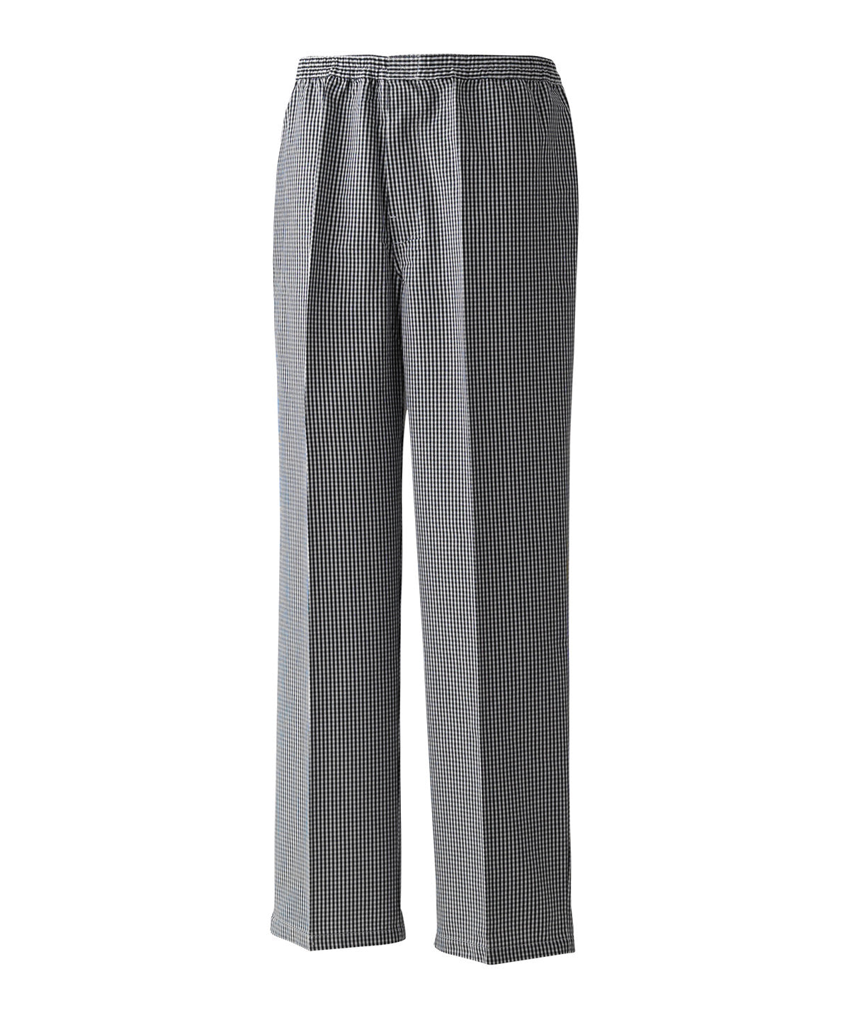 Pull-on chef’s trousers - Black/White