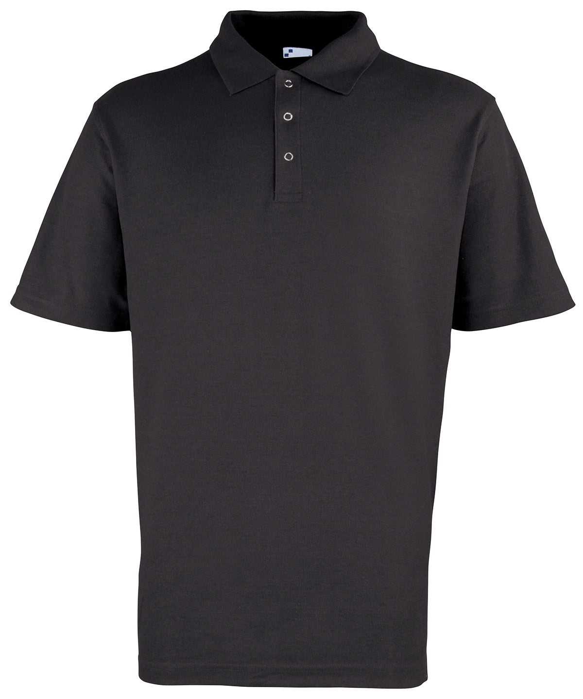 Studded polo - Black