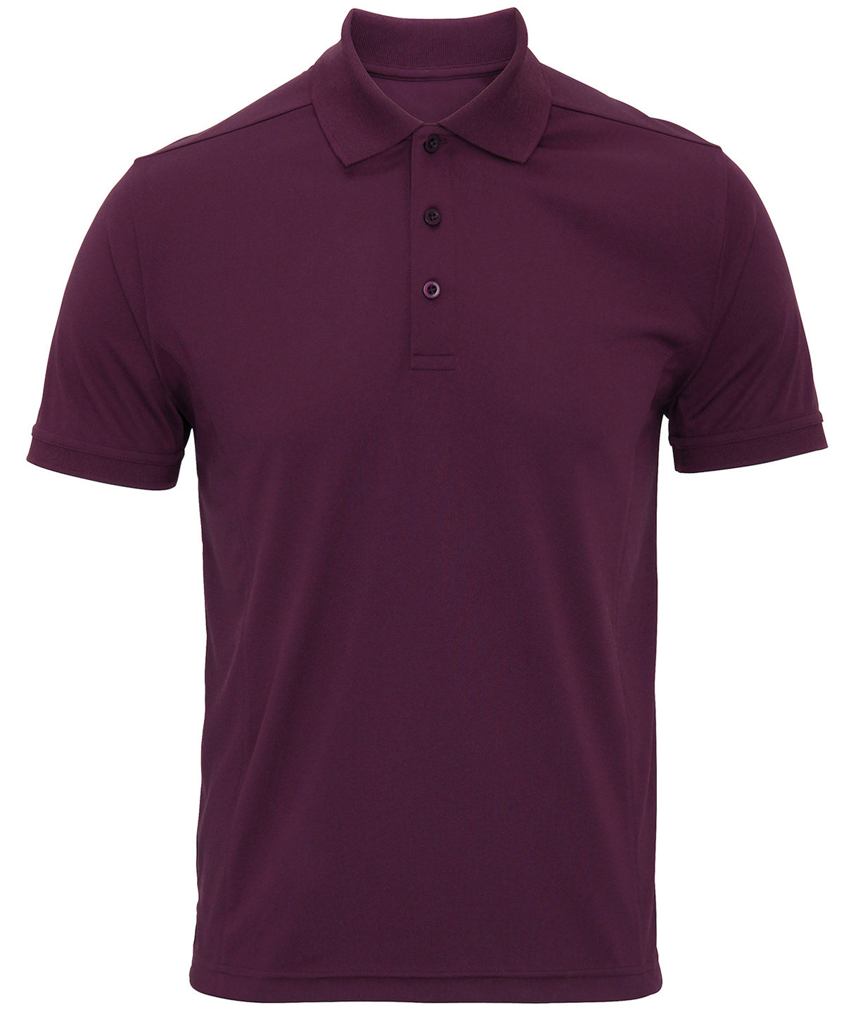 Coolchecker® piqué polo - Aubergine